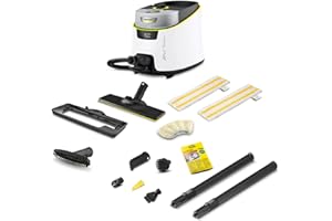 Kärcher Nettoyeur Vapeur SC 5 Deluxe Signature Line, Fonction VapoHydro, Pression Vapeur: 4bar, Temps de Chauffe: 3min, Surface Nettoyable: 130m², Réservoir: 1,3l, Accessoires, Set Nettoyage de Sol