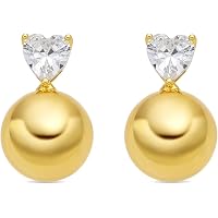 LUXENTER Orecchini Warlah In Zirconia Rubino - Oro Giallo 18K - Gioielli Donna Africani