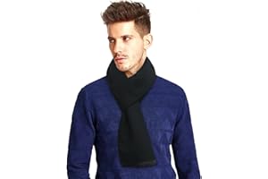 Gukasxi Men's Scarf - Soft Cashmere Feel, Thick & Warm for Autumn & Winter