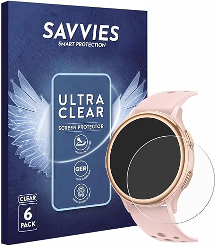 VacFun Lot De 3 Protection D'écran En Verre Trempé, Compatible Avec AIMIUVEI Elfofle S51 1.39" Smart Watch Smartwatch, 9H Film Protecteur Tempered Glass Screen Protector