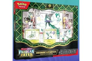 HEART FOR CARDS Paldean Fates 4.5 Meowscarada ex Premium Collection – con 8 nuevos Boosters y mucho más – Inglés + Heartforcards® Protección de envío