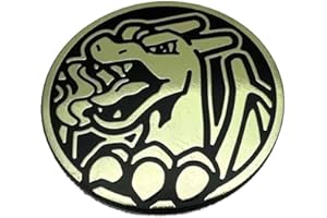 BB-Toy-Trades Compatibile con Pokemon Pin Flipping Coin Shiny Trading Card Moneta con BB-Toy-Trades Protezione spedizione - Charizard Glurak
