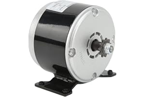 OKUYONIC Permanent Magnet DC Motor, Small Brushed Electric Motor 3100RPM 12V Professional High Speed DIY for Electric Motorcycles for Electric Bikes