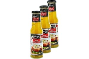 EXOTIC FOOD Lot 3x Sauce ananas-mangue - Bouteille 250ml