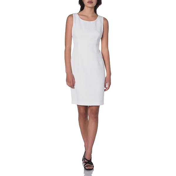 Invisible Zipper Formal Dress Nine West Women's Sleeveless V-Neck Crepe Dress - Sheath Style Cocktail Dress Business Casual Dresses For Women Invisible Zipper Formal Dress Nine West Women's Sleeveless V-Neck Crepe Dress - Sheath Style Cocktail Dress Business Casual Dresses For Women