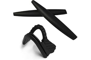 HKUCO Plus Compatible/Replaceable Silicone Leg Nose Pads For Oakley M Frame Series Earsocks Rubber Kit