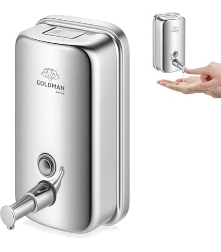 Zeephouder/Zeepdispenser Wand - Geborsteld RVS | Beslagonlin