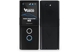 Vasco Translator M3 - Traducteur Vocal Instantané avec Photo Traduction | + 70 Langues Traduites | Carte SIM + Internet Gratuit à Vie Dans Près de 200 Pays | Rapide: Moins de 0,5 Seconde