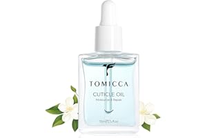 TOMICCA Huile Cuticules Ongles, 15ml Jasmin Vernis Soin Réparateur Ongles Nail Huile de Contient de la vitamine E Convient aux ongles fins Réparer les Fissures et sèches