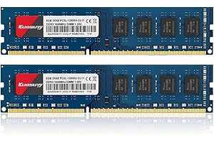 ‎KUESUNY Kuesuny 16 GB Kit (2 x 8 GB) DDR3L 1600 MHz Udimm Ram PC3L-12800 PC3L -12800U 1,35 V CL11 240 Pin 2RX8 Dual Rank Nicht-ECC-Puffer für ungepufferten Desktop-Computerspeicher