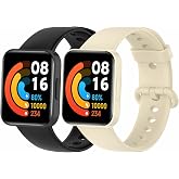 Pack of 2 Wristbands Compatible with Redmi Watch 2 Lite & Poco Watch