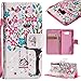 Produktbild xhd-casos von Mobiltelefonen PU Leder Folio Flip Case Wallet Stand Cover 3d Glitter Tapete Design Schutzhülle für Samsung Galaxy A3 2016 A310