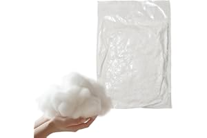Jtnohx Toy Stuffing, 50g Stuffing for Crafts, Bean Bag Filling, Polyester Fiberfill for Stuffed Animals, Crochet,Cushion, Pillow