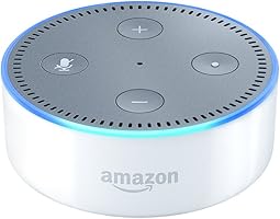 Amazon Echo Dot (2ème génération), Enceinte connectée avec Alexa, Blanc