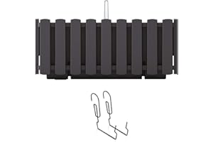 PROSPERPLAST Jardinera para balcón BOARDEE FENCYCASE W, dimensiones (mm) 380x180x162, color Antracita