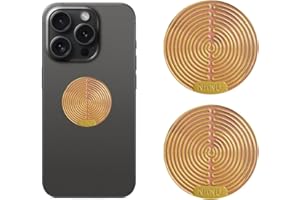 KEQAR 2 Pcs EMF Schutz Strahlenschutz Handy Aufkleber, Abschirmung Strahlung EMF Blocker für Telefon, Laptop, Tablet-Computer und Alle Elektronischen GeräTe