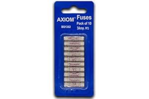 CED ELECTRICAL 3 AMP Domestic 240V Household Mains Plug Fuse Electrical Cartridge Fuses 10 Pack