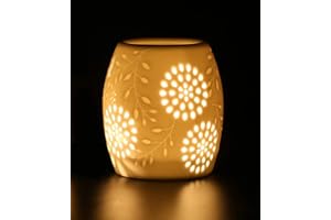 Mayco Bell Cereal Tealight Holder Quemador de aceite esencial Aromaterapia Cera Vela Torte Quemador Calentador Difusor (1003)