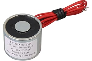 CNBTR DC 9V 50N Metal 11LB 5kg 0.5A Electric Solenoid Lifting Magnet Holding Electromagnet