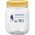 Royal Apex Pure Caustic Soda Flakes 1Kg | Sodium Hydroxide NaOH | Soap Makeup Products Home Made Detergent Making Agent, Made in Kuwait