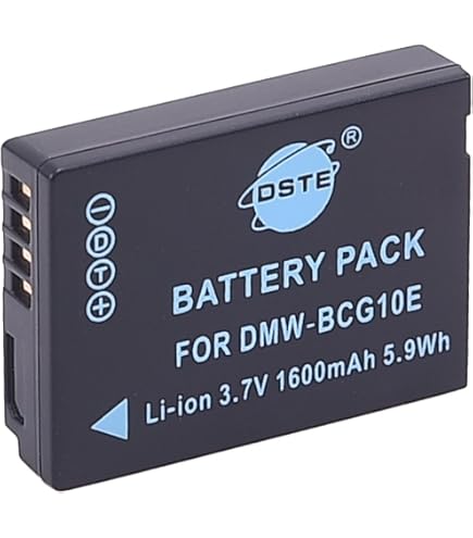 Batteria Sostitutiva Per Panasonic Lumix DMC-FS40, 3,6V 700mAh, Li-Ion, Compatibile