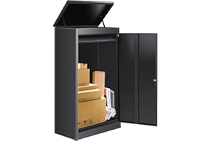 Gaonala Briefkasten Paketbox für den Außenbereich, extra große Paketboxen mit sicherer Lagerung, wasserdichte Paketboxen für den Außenbereich, 53cm x 42cm x 130cm