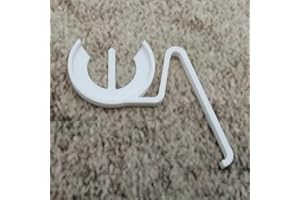 ULEIVA Ricambio molla di sicurezza bianca leva di sicurezza staffa di ricambio compatibile con Geberit azionamento 81658091 816580931