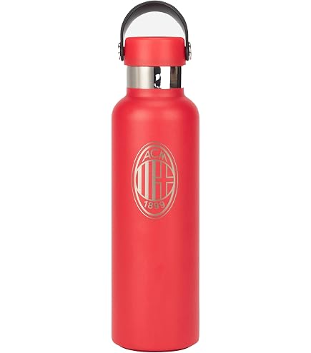 Borraccia Ufficiale AC Milan Giemme In Alluminio 650 Ml Con Moschettone – BORMIALAM9004