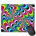 Produktbild Psychedelic Art Swirl Personalized Design Mauspad Gaming Mauspad with Stitched Edges Mousepads, Non-Slip Rubber Base, 300 x 250 x 3 mm Thick - Best Gift Idea