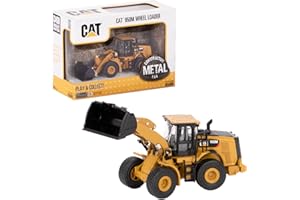 Diecast Masters 85608 - Caterpillar Radlader 950M, detailgetreues CAT Baufahrzeug in Displayfenster-Box, Maßstab 1:64, ca. 13,5 x 4,6 x 5,6 cm, ab 8 Jahren, für Sammler und als Geschenk geeignet