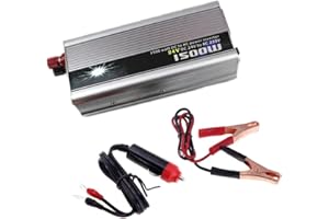 BOOMBOOST Portable 1500W Car Power Inverter Adapter USB DC 24V AC 220V Charger Converter (1500W)