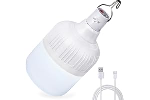 Camping Light, LETOUR Camping Lantern 60W 5000Lumens Camping Lights for Tents 5 Modes 8800mAh LED Tent Light , Hanging Dimmable Portable Tent Lamp for Outdoor Camping, Hiking, Emergency