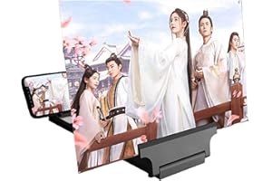 GXDJC 14/20/28/42 Pulgadas Aumento Pantalla Movil For Teléfono Inteligente, Amplificador Pantalla Movil 3D De Teléfono Móvil For Películas, Videos Y Juegos, Compatible Con Todos Los Teléfonos Inteligentes