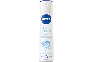 ‎NIVEA NIVEA Fresh Natural Deospray, Deo ohne Aluminium (ACH) mit sanfter Pflege, antibakterielles Deodorant mit 48h Schutz und einzigartiger INFINIFRESH Formel (150 ml)