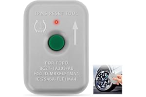 CVMGO TPMS Reset Sensor Tool Relearn Programming Training Tool Tire Pressure Monitor System Tire Pressure Monitor Sensor Reset Transmitter TPMS19 2020 Edition Compatible for Ford 8C2T-1A203 1PC White