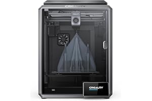 Creality K1 3D-Drucker, 600 mm/s Druckgeschwindigkeit 3D Printer, Dual-Core 1,2 GHz CPU, LCD-Auto-Nivellierfunktion, Doppelventilator-Kühlungsmodell, Druckgröße 220 * 220 * 250 mm