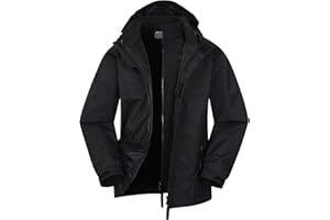 Mountain Warehouse Bracken 3 en 1 Bambini Giacche-Cappotto Impermeabile per Ragazzi e Ragazze, Cuciture Traspiranti e Nastrate, Rivestimento Interno in Maglia, Invernale