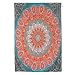 Produktbild Finether indischer Wandteppich Wandbehang Mandala Elefant Tuch Wandtuch Gobelin Tapestry Goa Indien Hippie-/ Boho Stil als Dekotuch /Tagesdecke indisch orientalisch psychedelic bunt 215 x 150 cm FT-193