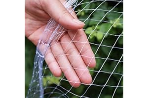 KORERPALL Filet Anti Oiseaux, Filet Chat, Filet Poules, Filet Piscine, Peut être réutilisé, Nouvelle matière Anti-âge, Maille carrée de 2,5 cm (C)