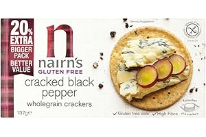 NAIRN'S Nairns Gluten Free Cracked Black Pepper Crackers 1