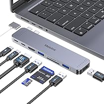 Extension Double USB-C Pour MacBook Avec étui - 2 Ports, 240W PD, 8K Vidéo, 40 Gbps, Espace Noir - 3