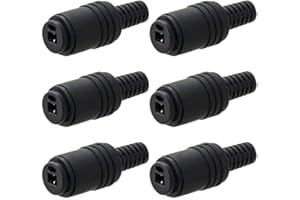 TECBEE DIN Lautsprecher Buchsen Kabelanschluss Boxen Adapter Kupplung 2,2mm Stecker 6 Stück