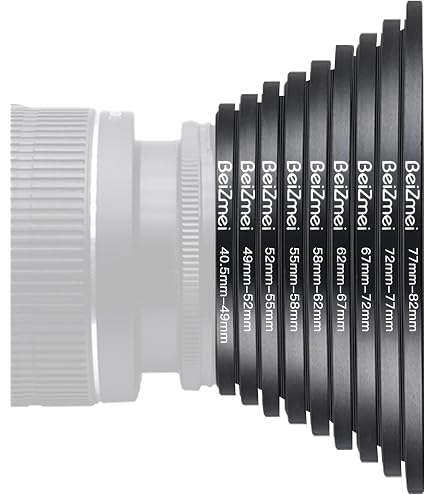 Vhbw Anello Step-Up 40,5mm -> 42mm – Adattatore In Metallo Nero Per Obiettivi Fotocamera