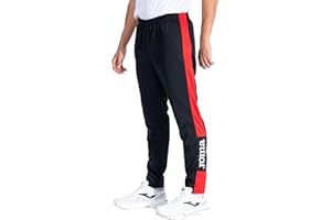 Joma - Pantalón Largo Deportivo Hombre, 5XS - 3XL - Bolsillos, Cintura Elástica con Cordón y Bajo con Cremallera - Championship IV