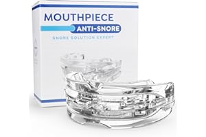 TESEU Anti Snoring Mouthpiece Anti Snoring Devices for Men and Women Soft Snore Stopper, Multifunctional Sleep Apnea Mouthpiece Ready to Use Anti Snore