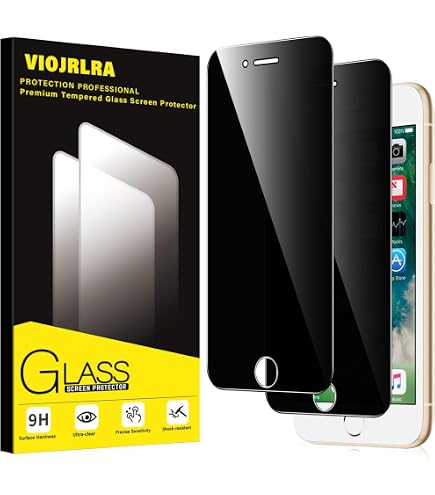 MAYtobe 2 Pezzi Vetro Temperato per iPhone SE 2020, iPhone 8, 7 (4,7