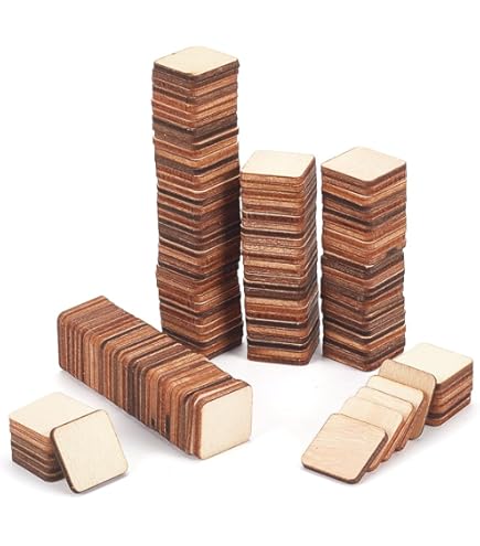 Bestine 10Pcs Onafgewerkte Hout Ronde Houten Schijven Stukken 30cm/12