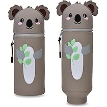 Astuccio Kawaii 2 In 1 In Silicone Morbido - Portapenne Da Tavolo Capybara - Scuola, Ufficio - 2