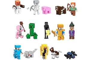 Milygobam 16pcs Cake Topper,Birthday Cake Toppers,Action Figures Cake Toppers,Cake Topper Cupcake Toppers for Game Fans,Birthday Party Cake Cupcake Decorations