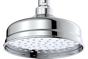Deva HEAH02 Traditional Shower Head, Chrome, 6"